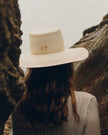 100% Straw Edge Detailed Sunhat - Size 57