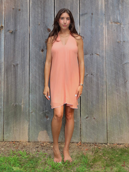 100% Silk Halter Slip Dress