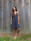 100% Silk Halter Slip Dress