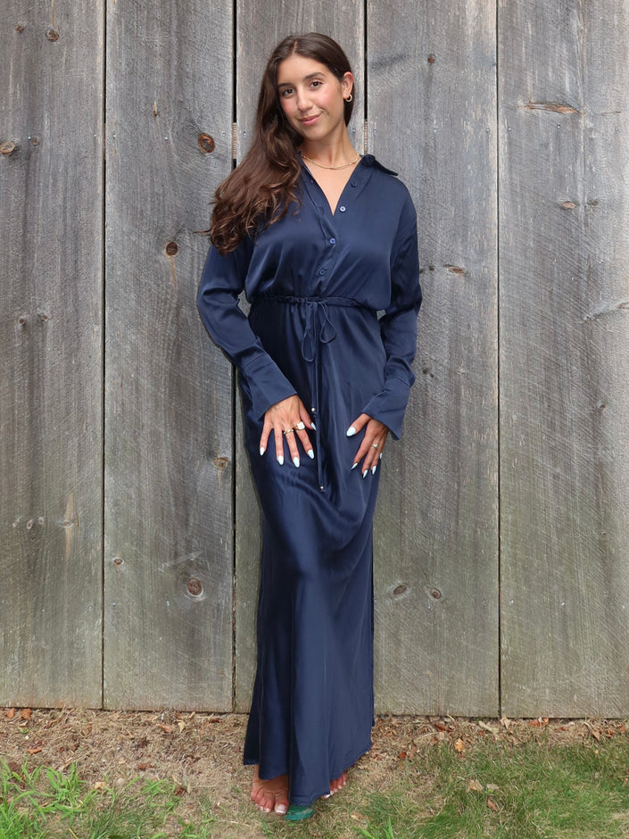India's Classic Silk Shirt Dress