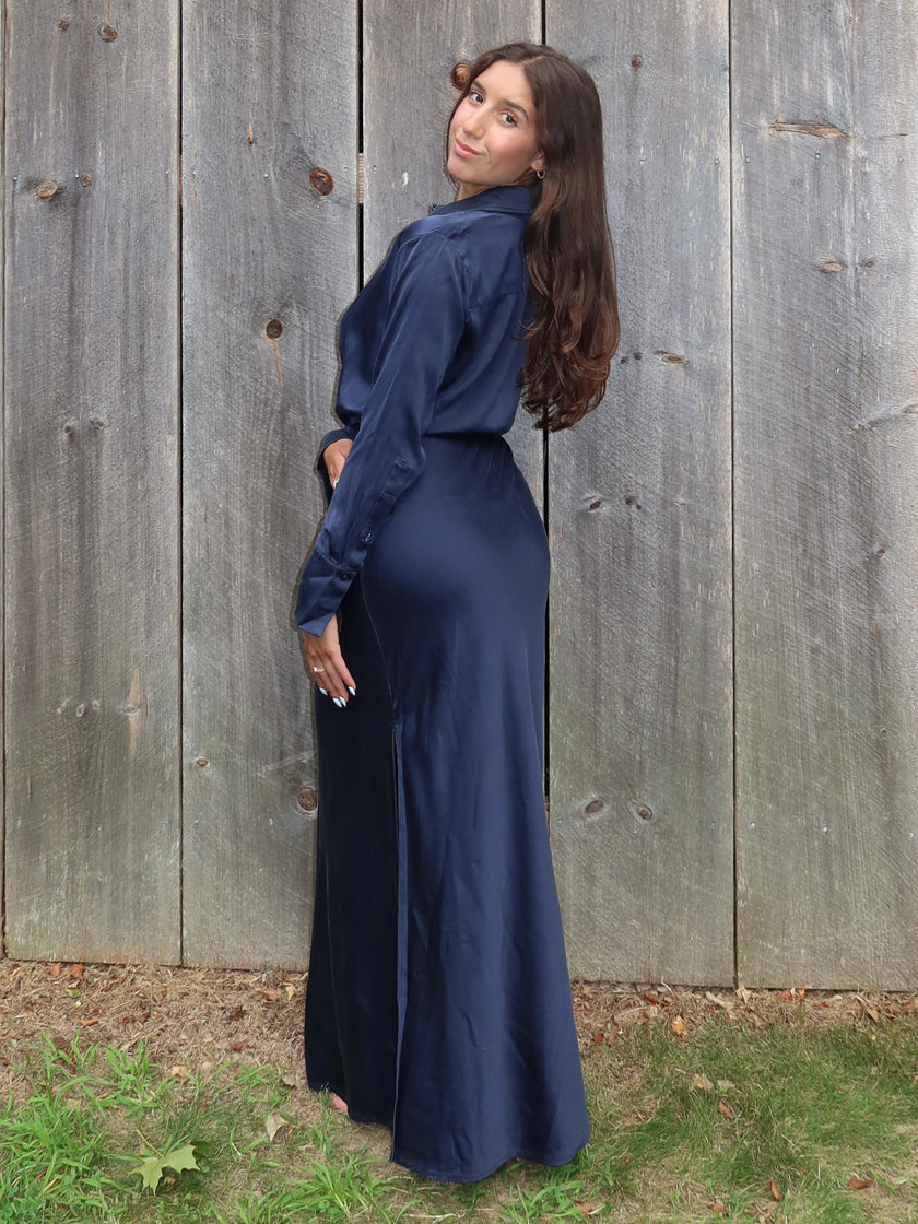 India's Classic Silk Shirt Dress