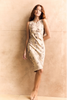 Hand Dyed Shift Midi Silk Dress
