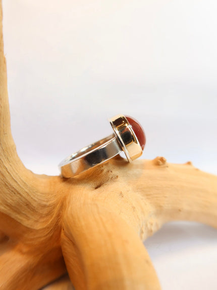 14k Spessartite Garnet Ring - 6.75