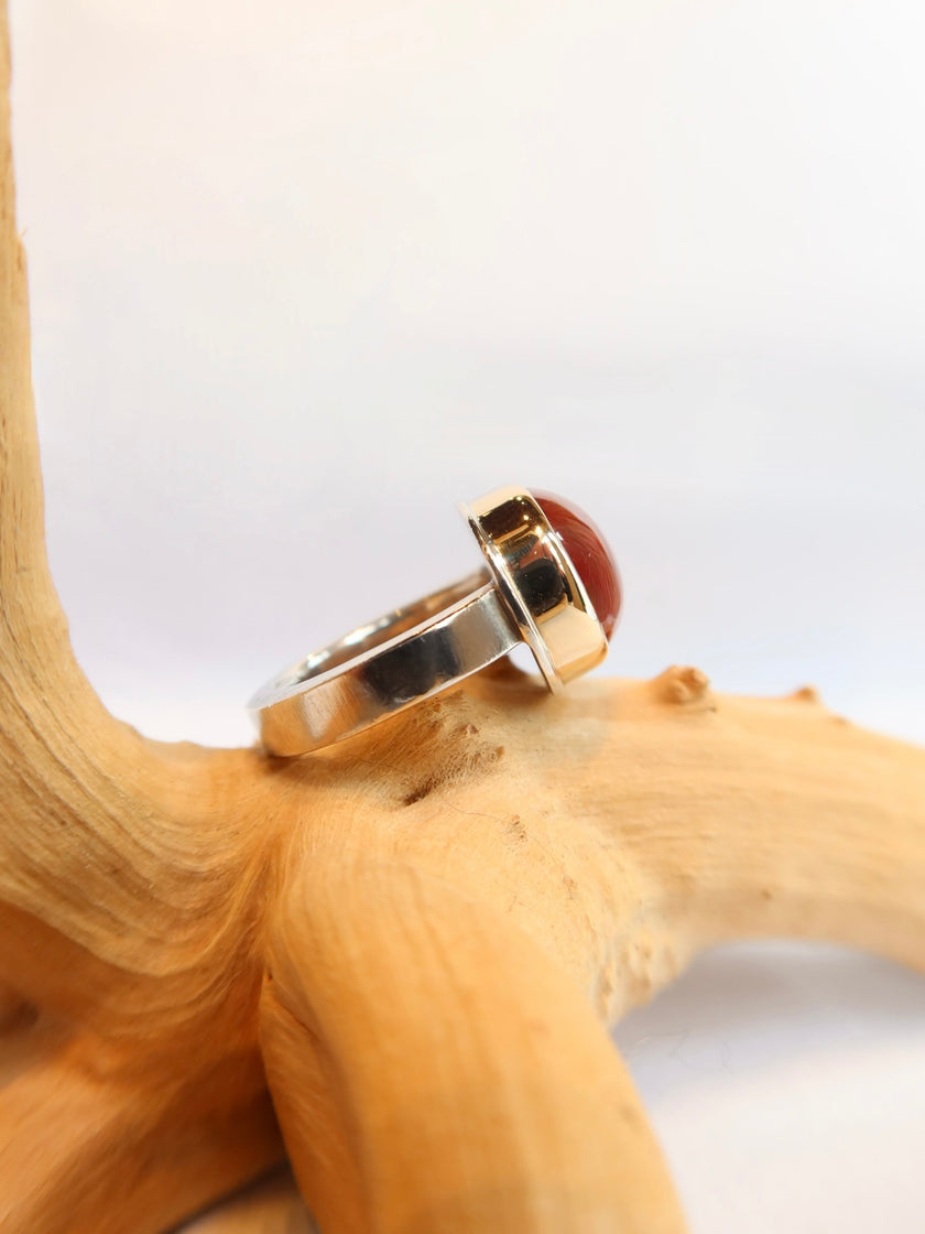 14k Spessartite Garnet Ring - 6.75
