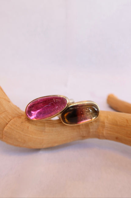 14k Pink Tourmaline Ring - 7.75