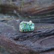 14k Hubei Turquoise with Diamond - 7