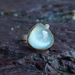 14 Lotus Aquamarine With Diamond - 7