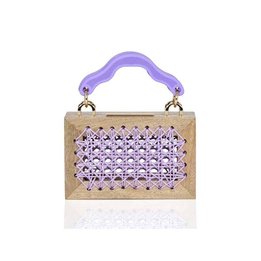 Handmade Wood Purse With Classy Handle