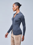 Superfine Merino Rib Button Down