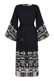 Dragon Horse Belted Kaftan