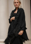 100% Cashmere Lux Ostriche Shawl
