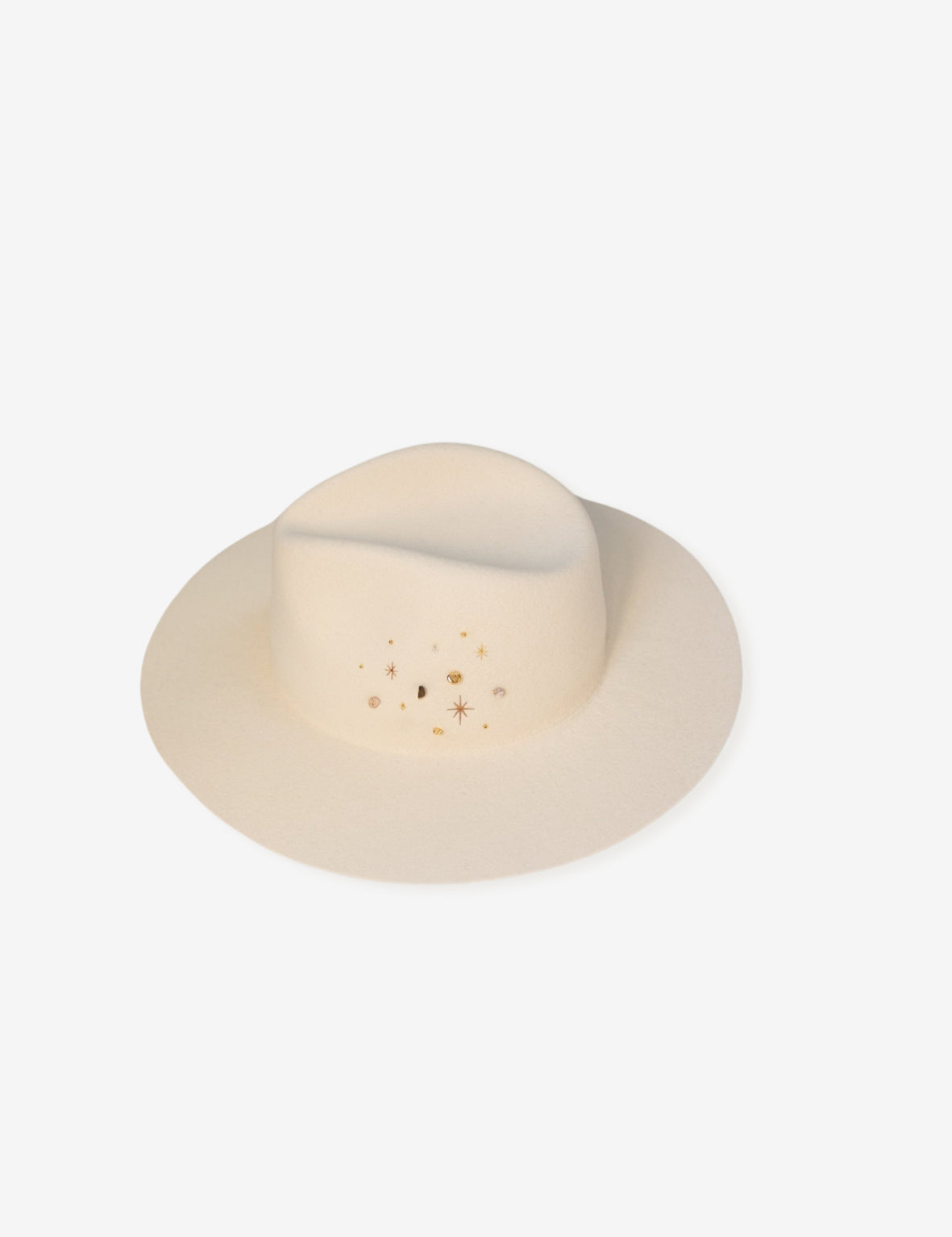 Star Detailed 100% Felt Hat
