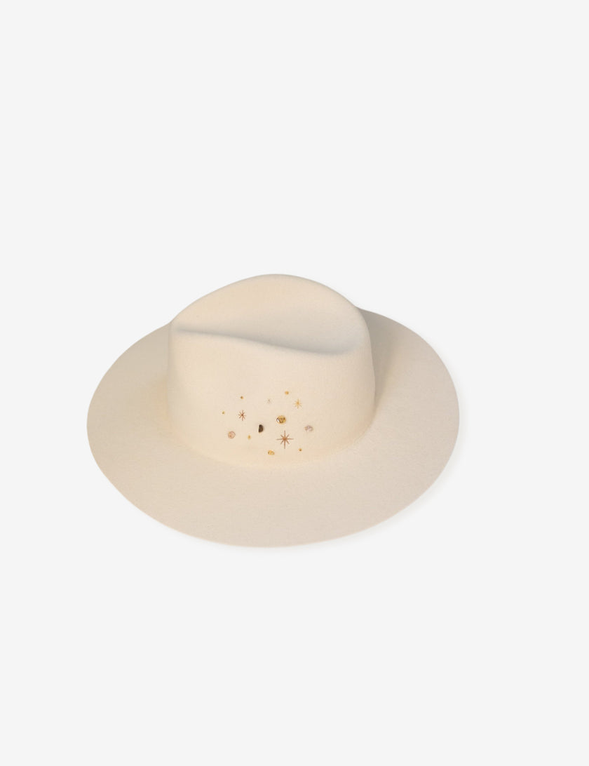 Star Detailed 100% Felt Hat