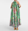 Trapeze Maxi Dress - Porcelain Dream