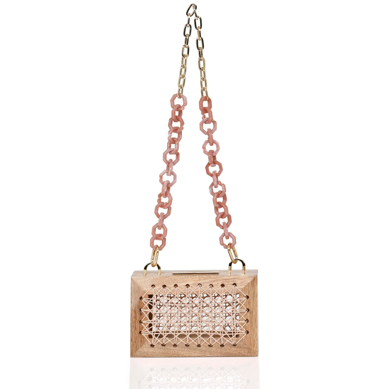 Handmade Wood Purse Matching Chain