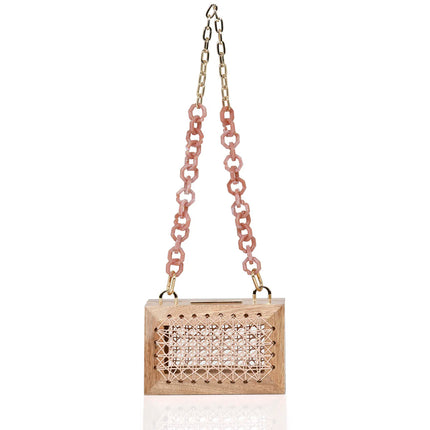 Handmade Wood Purse Matching Chain