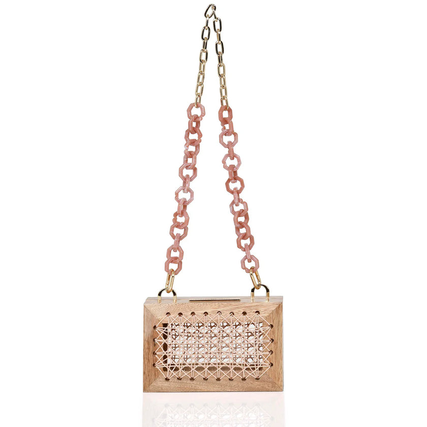 Handmade Wood Purse Matching Chain