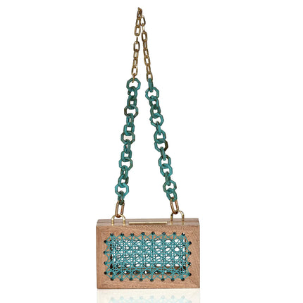 Handmade Wood Purse Matching Chain