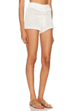 Organic White Shorts