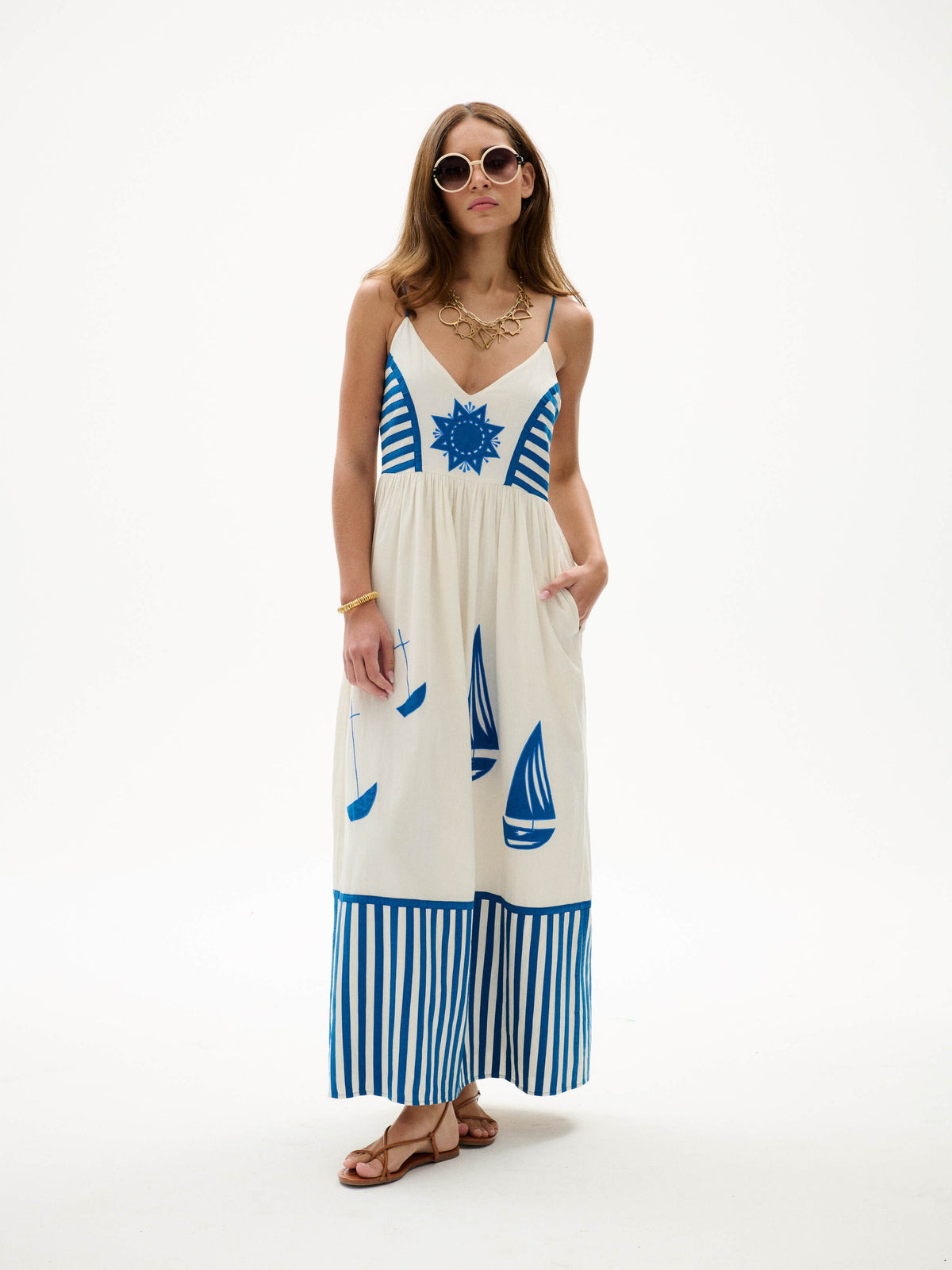 Cotton Poplin Seaside Dress