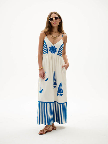 Cotton Poplin Seaside Dress