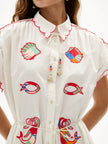 Valerie Color-Cut Kaftan