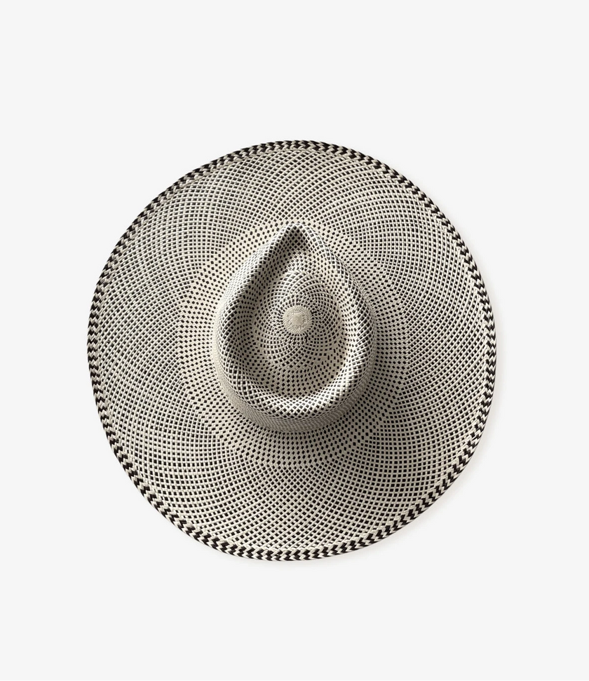 100% Straw Two Tone Classic Sunhat
