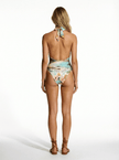 Reversible Bind Edge Halter One Piece