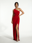 One Shoulder Maxi Dress