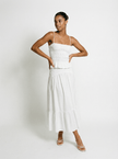 The Indra Skirt - White