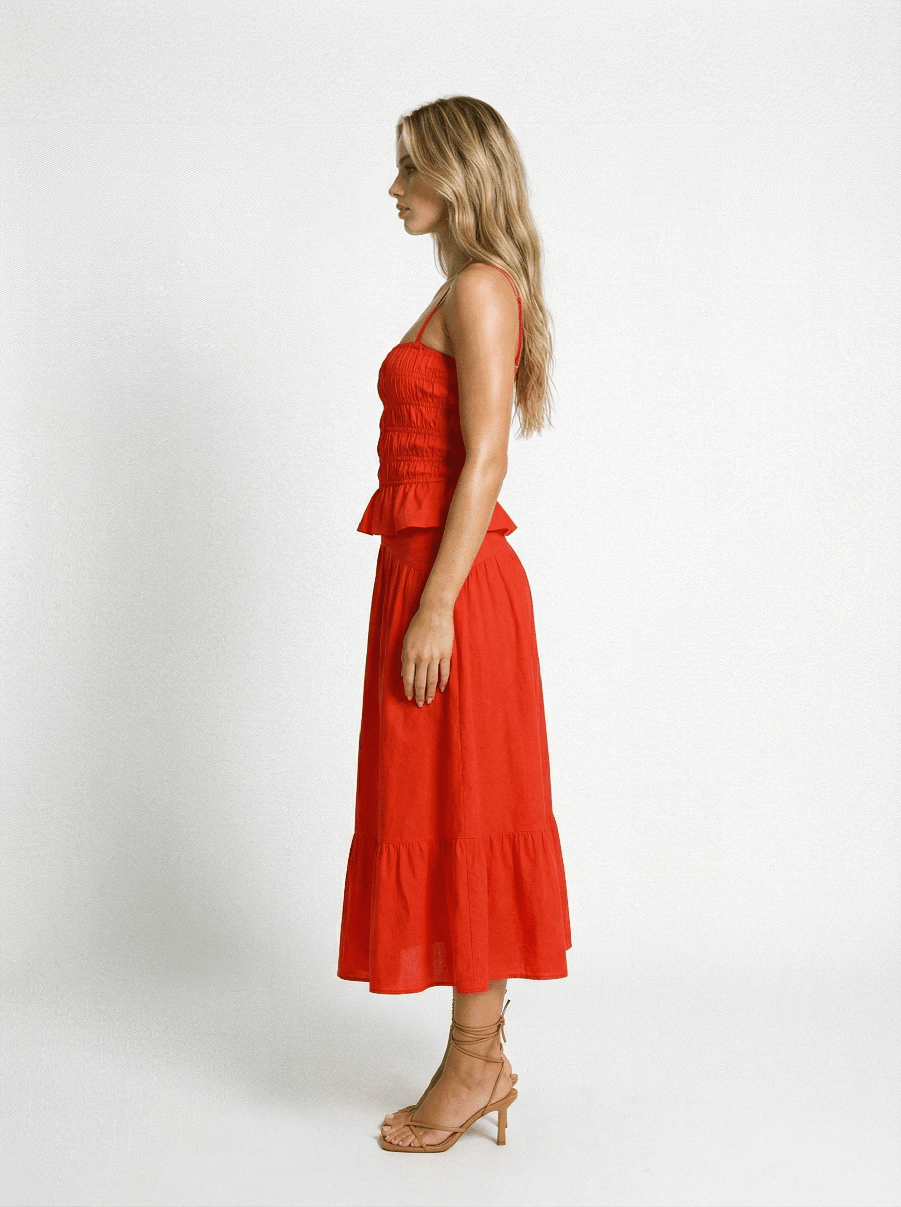 The Indra Skirt - Habanero