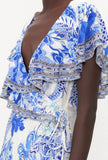 Long Frill Sleeve Dress - Heart Of A Dragon - LAST SIZE