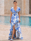 Long Frill Sleeve Dress - Heart Of A Dragon - LAST SIZE